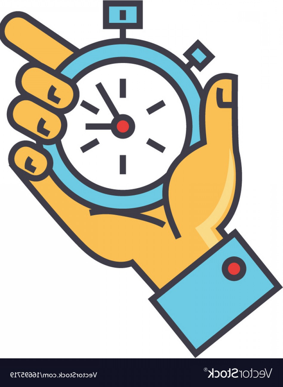 948x1296 Time Management Hand With Timer Stopwatch Vector Newwaysys