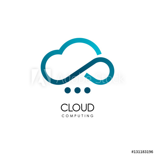 500x500 Cloud Computing And Storage Vector Logo Technology Design