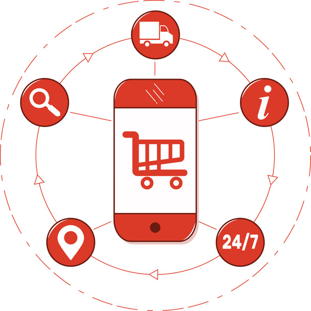 626x626 Online Store Icon Vector Premium Download