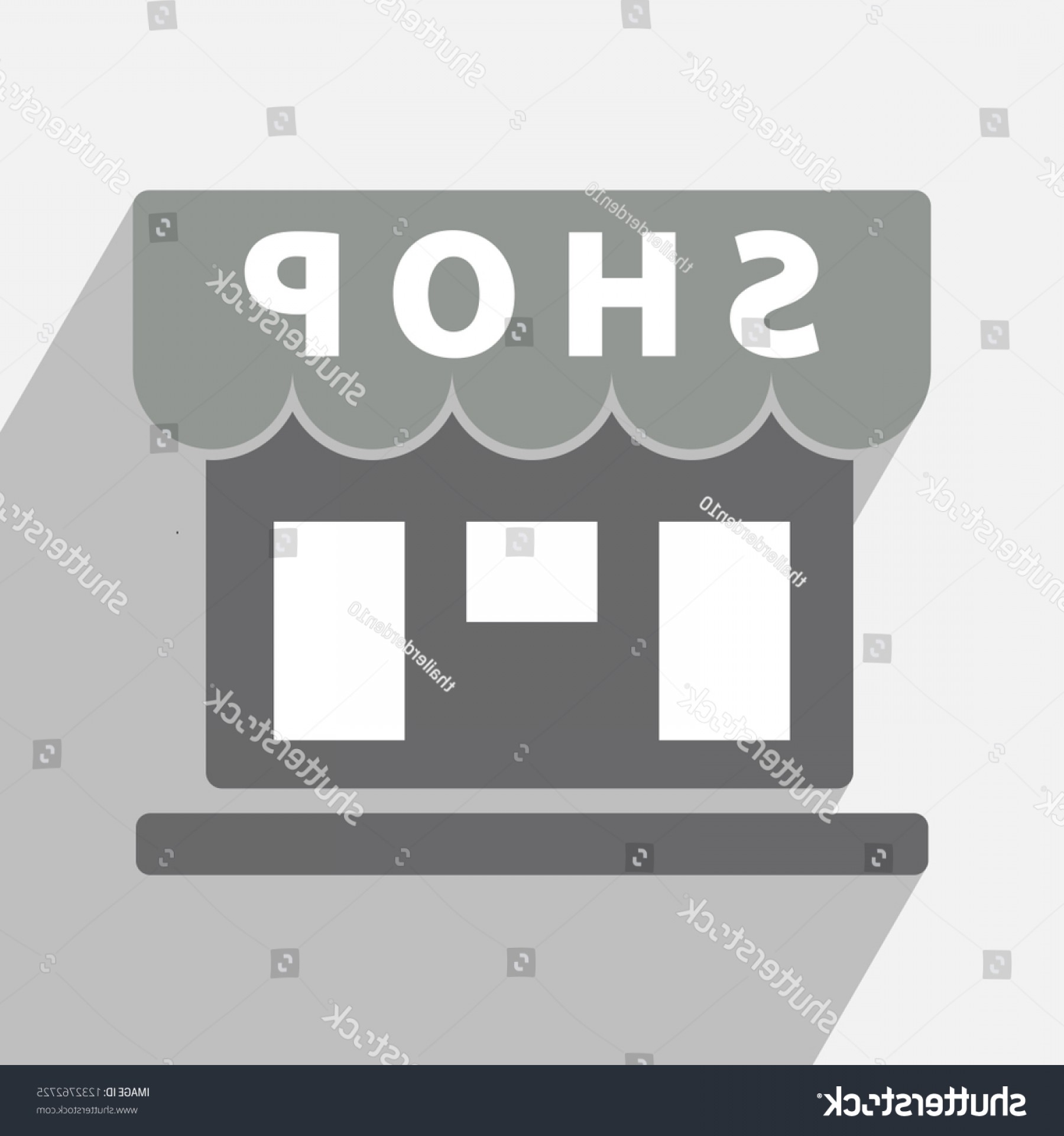 1800x1920 Shop Icon Vector Studiogrfx