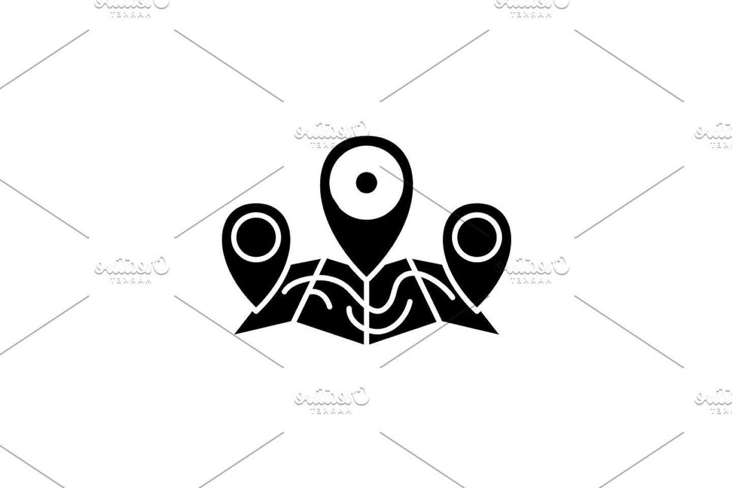 1440x960 Store Address Black Icon Vector Cqrecords