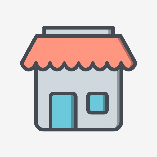 640x640 Vector Shop Icon, Store Icon, Shopping Icon, Shop Icon Png