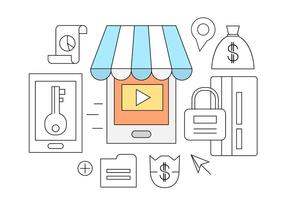 286x200 Store Icon Free Vector Art