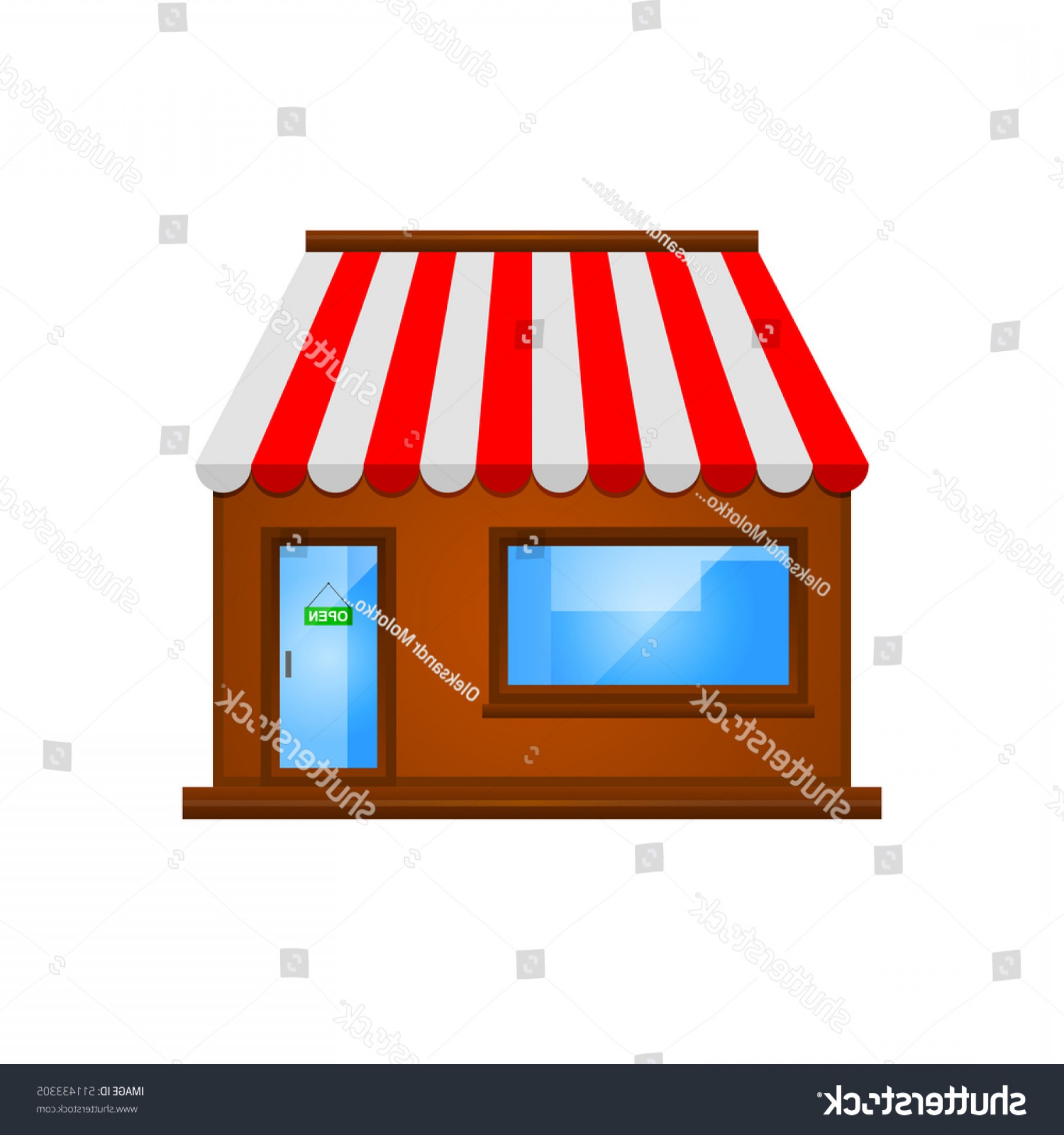 1800x1920 White Storefront Vector Catchsplace