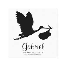 225x225 Image Result For Stork Baby Silhouette Vector Home Baby Canvas