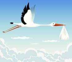 233x200 Stork Free Vector Art
