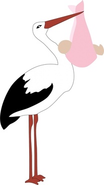 207x368 Free Download Vector Stork Free Vector Download
