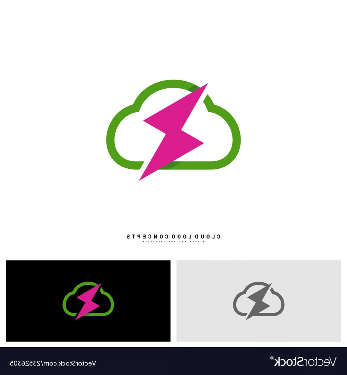1200x1296 Cloud Storm Logo Vector Studiogrfx