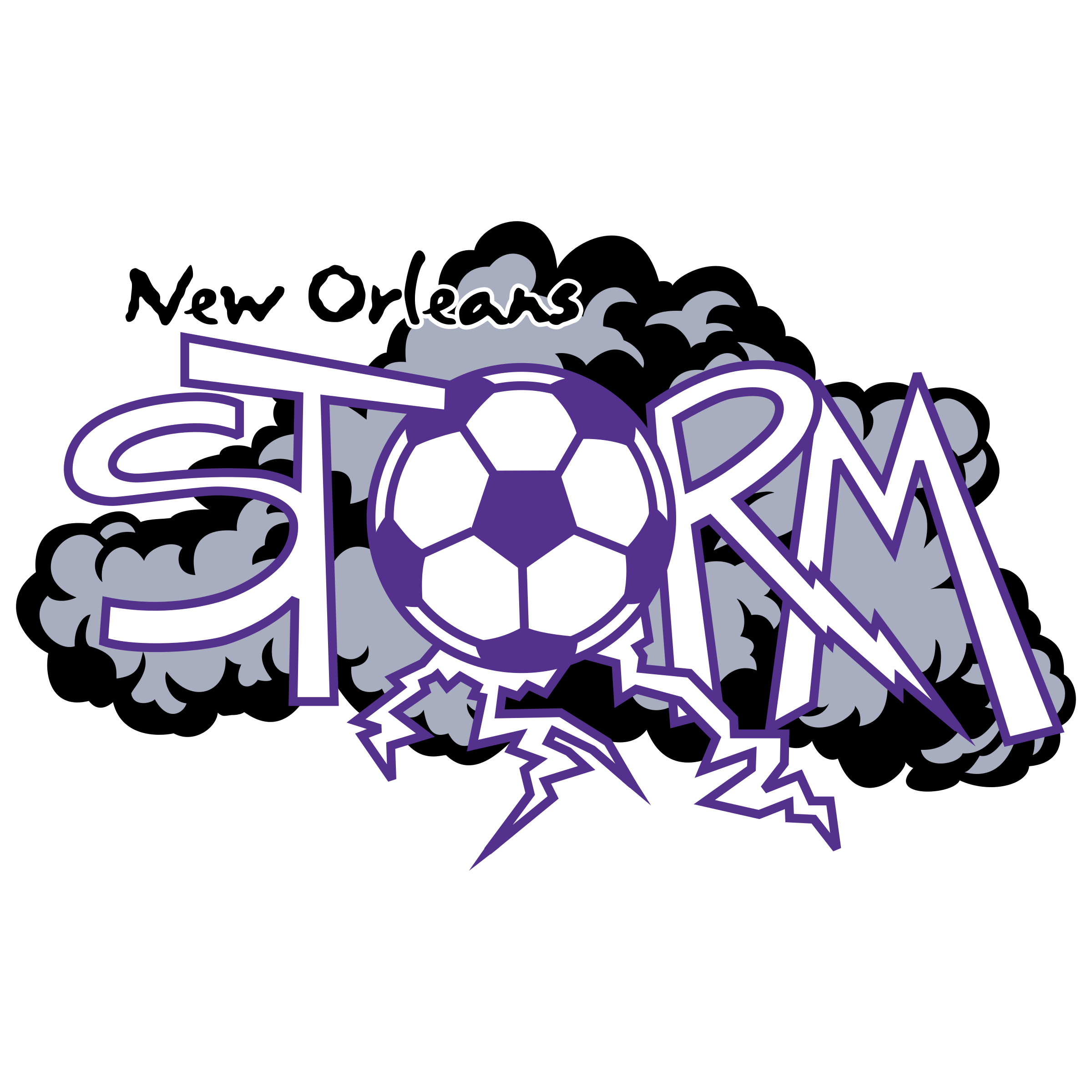 2400x2400 New Orleans Storm Logo Png Transparent Vector