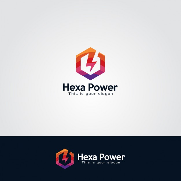 626x626 Power Logo Template Vector Free Download