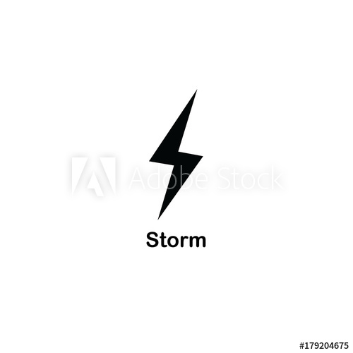 500x500 Storm Logo Vector Template Design