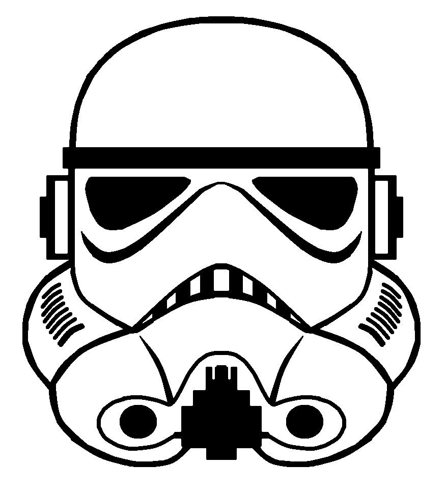 Storm Trooper Helmet Vector 876x964 Storm Trooper Helmet Vector