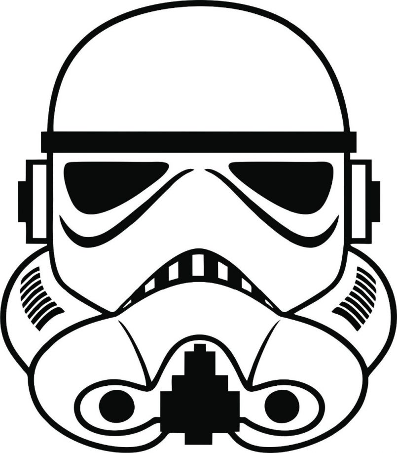 Stormtrooper Helmet Clipart 805x917 Stormtrooper Helmet Clipart