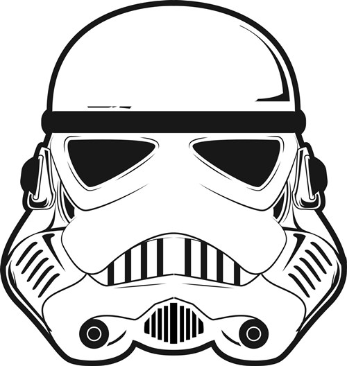 Stormtrooper Helmet Vector at Vectorified.com | Collection of ...