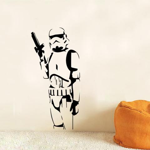 480x480 Star Wars Stormtrooper Darth Vader Vinyl Wall Stickers Wall Decals
