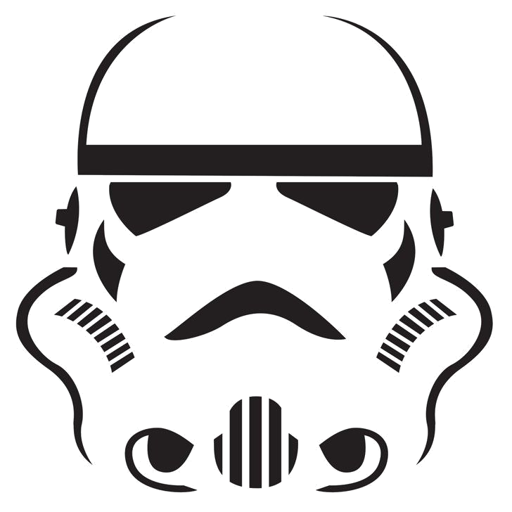 728x728 Stormtrooper X Helmet Drawing Vector Graphic Transparent Png