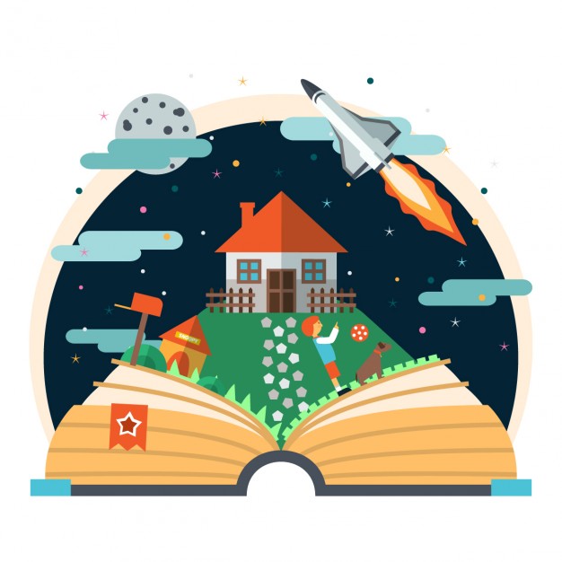 Childs Story Book Vector Free Download 626x626 Childs Story Book Vector Free Download