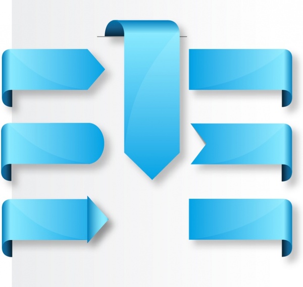 600x569 Blue Ribbon Banner Label Tags Free Vector In Adobe Illustrator