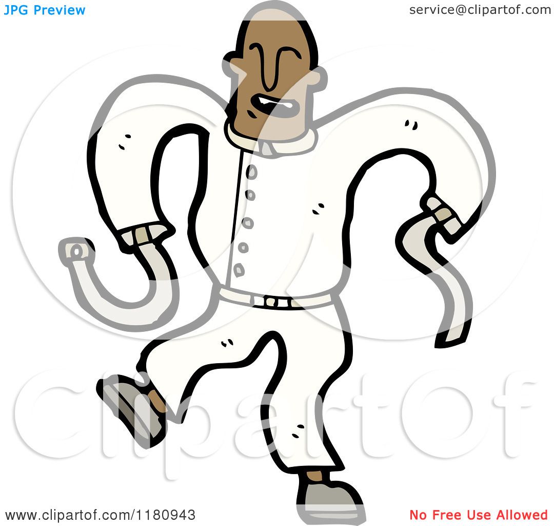 1080x1024 Cartoon Of An Insane Black Man In A Straight Jacket