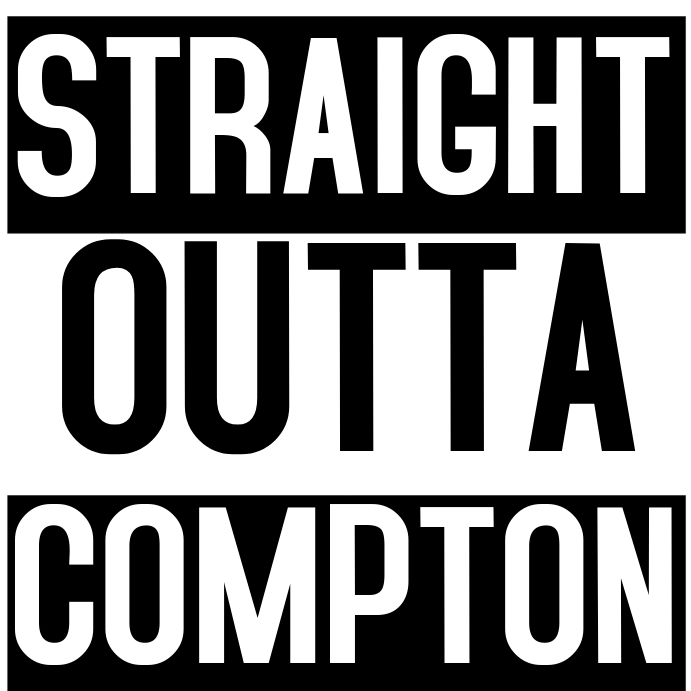 691x691 Straight Outta Compton Template Postermywall