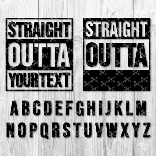512x512 Straight Outta Png Dxf