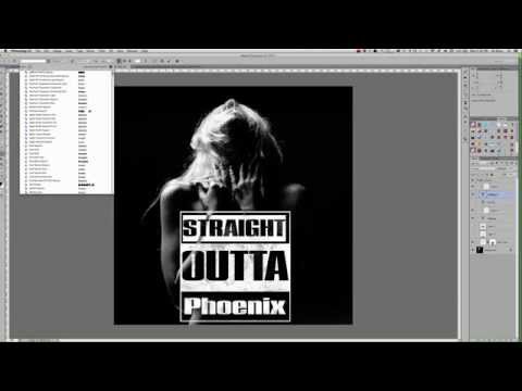 480x360 How To Create The Straight Outta Compton Logo Effect In Photoshop