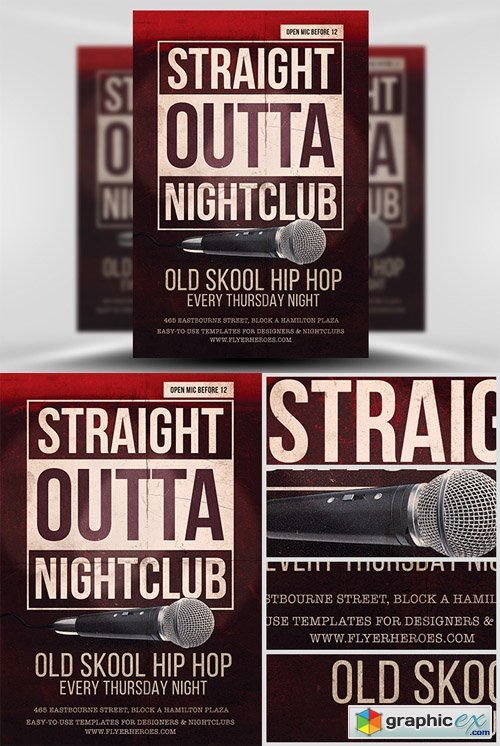 Straight Flyer Template Free Download Vector Stock Image 500x746 Straight Flyer Template Free Download Vector Stock Image
