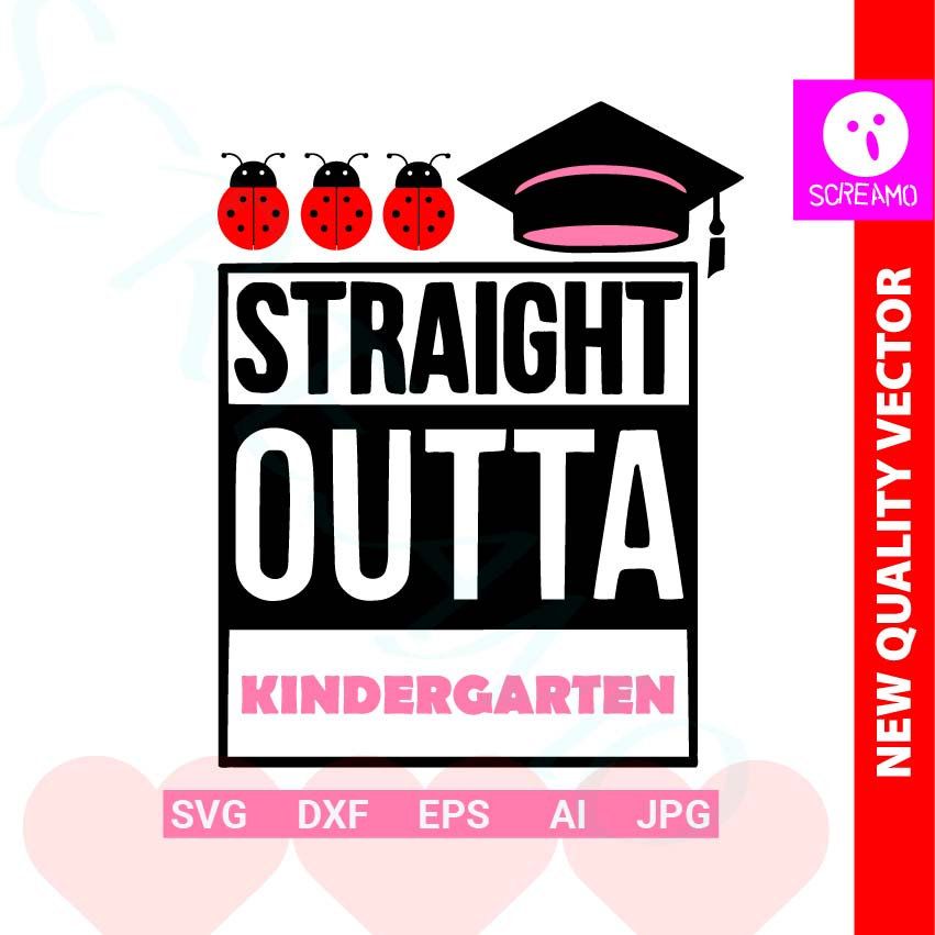 851x851 Straight Outta Kindergarten Straight Outta Disney