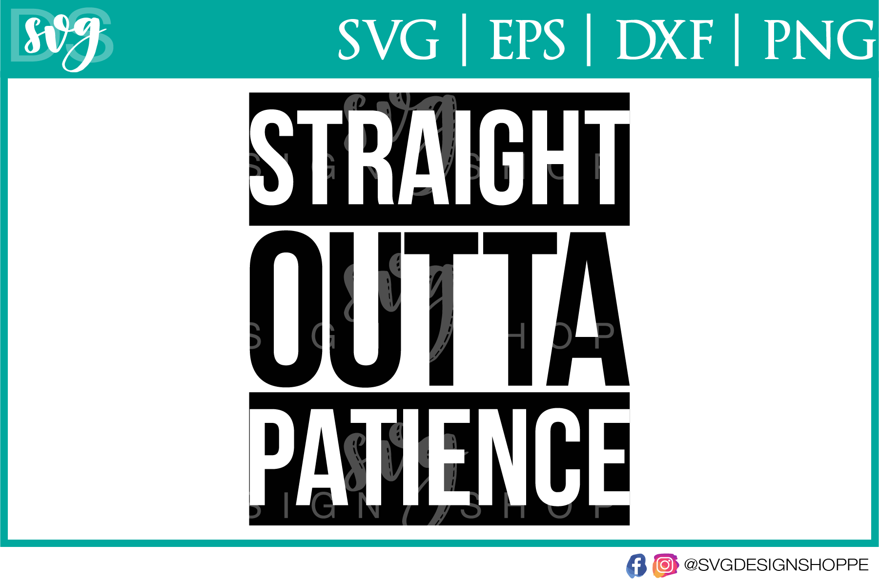1801x1200 Straight Outta Patience
