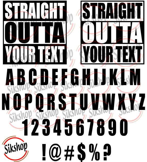 570x629 Straight Outta Bundle Vector Png Etsy