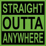 190x190 Straight Outta Meadow Sweatshirt Drawstring Bag Spreadshirt