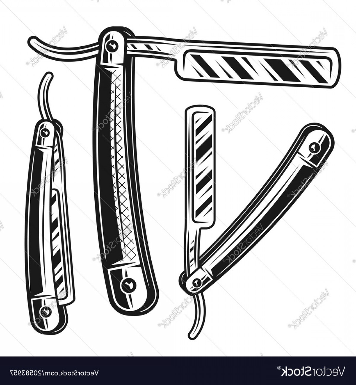1200x1296 Single Use Straight Razor Vector Soidergi