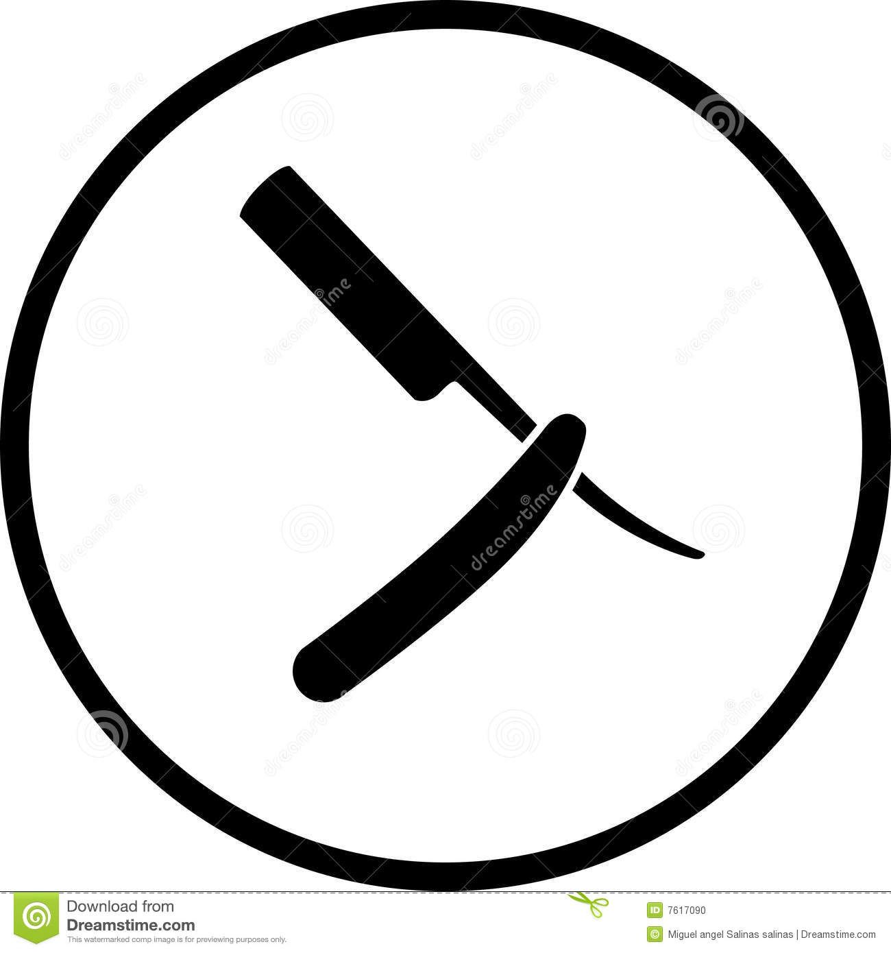 1300x1390 Straight Razor Sketch Straight Razor Vector Symbol The Board