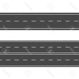 300x300 Straight Roads Seamless Endless Asphalt Street Vector Catchsplace
