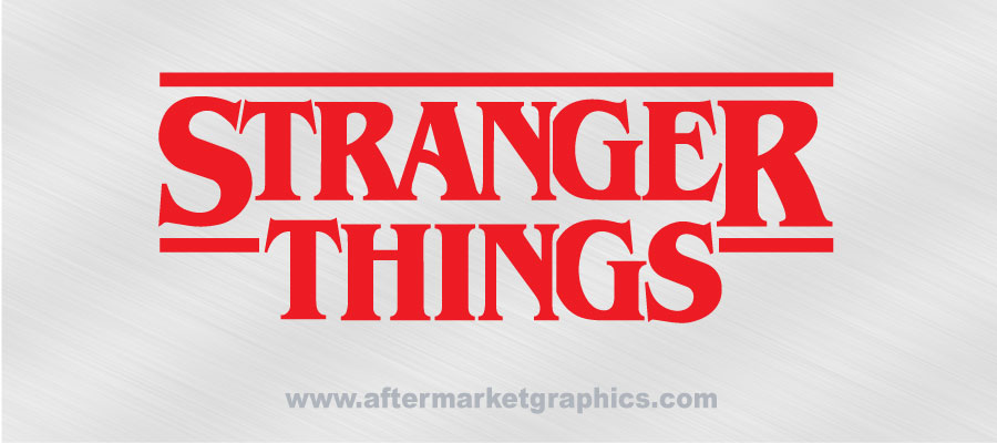 900x400 Stranger Things Decal Solid