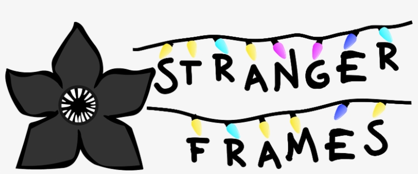 820x341 Stranger Things Clipart Transparent Vector Black