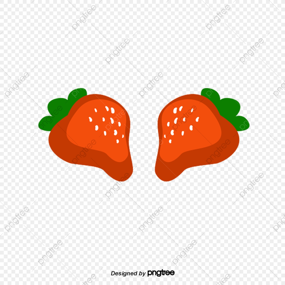 1200x1200 Cartoon Strawberry, Cartoon Vector, Strawberry Vector, Strawberry