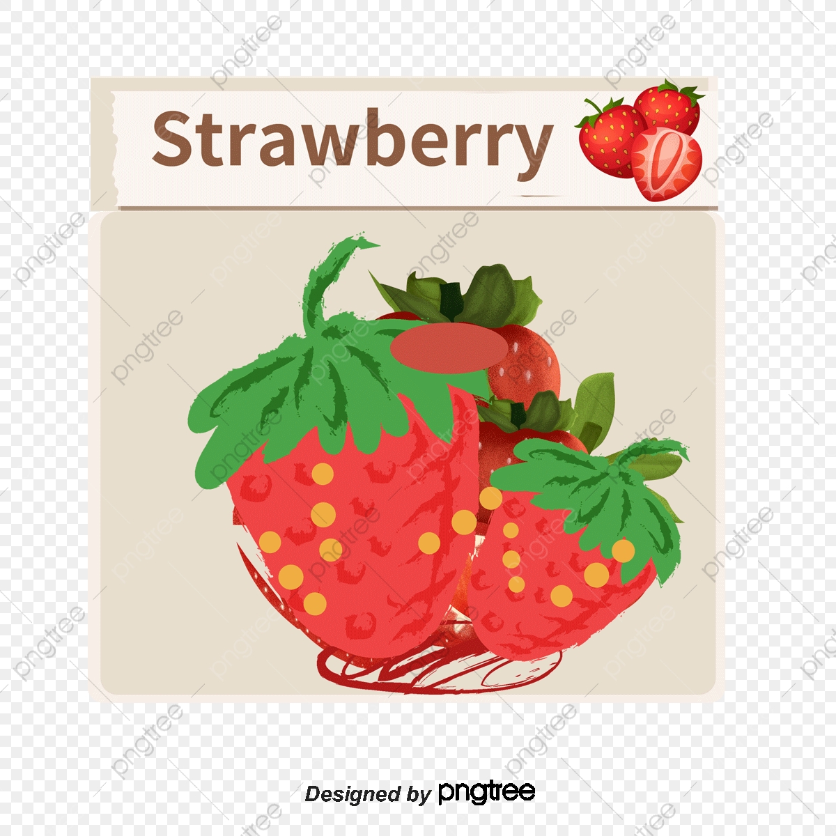 1200x1200 Vector Three Strawberries, Three Strawberries, Strawberry, Cartoon