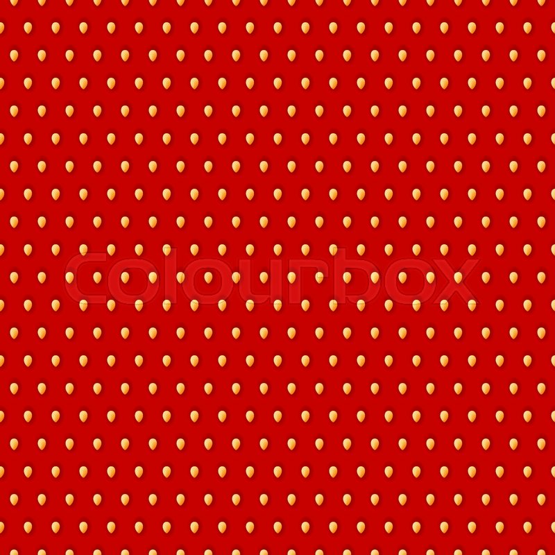 800x800 Seamless Strawberry Pattern Vector Stock Vector Colourbox