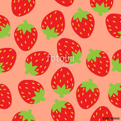 500x500 Strawberry Pattern Stock Image And Royalty Free Vector