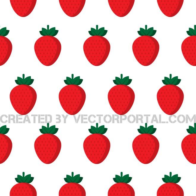 660x660 Strawberry Seamless Pattern Vector
