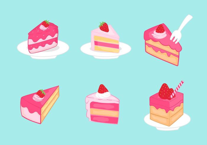 Strawberry Shortcake Slice Vector Pack 700x490 Strawberry Shortcake Slice Vector Pack