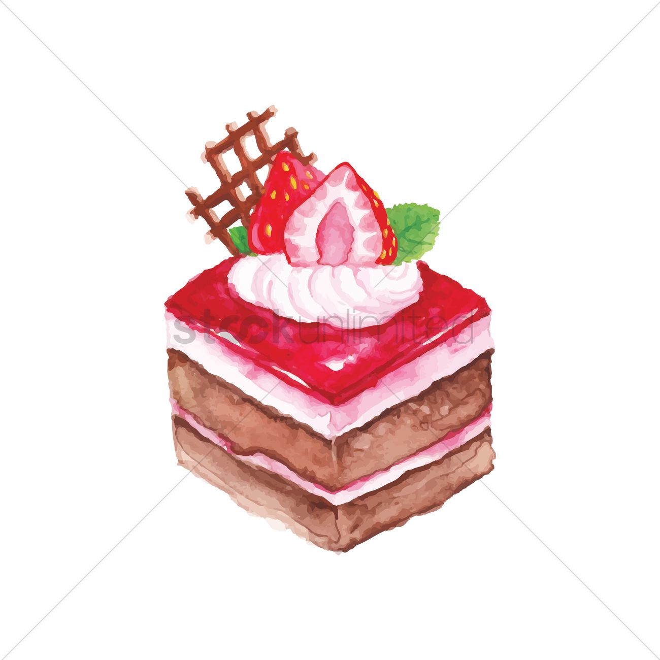 Strawberry Shortcake Vector Image 1300x1300 Strawberry Shortcake Vector Image