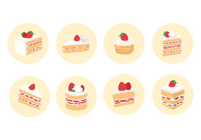 Sliced Strawberry Shortcake Vector 700x490 Sliced Strawberry Shortcake Vector
