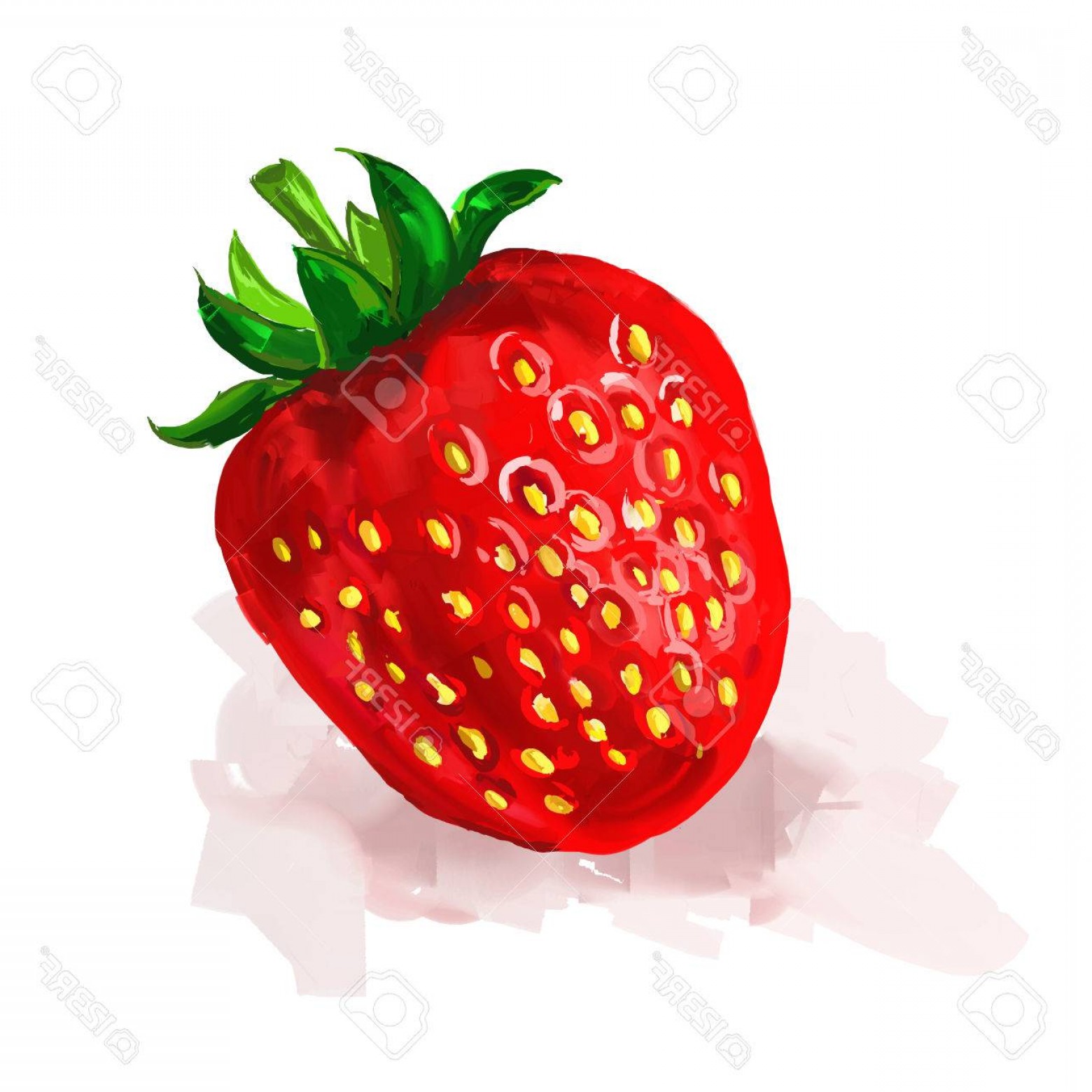 1560x1560 Strawberry Vector Illustration Createmepink