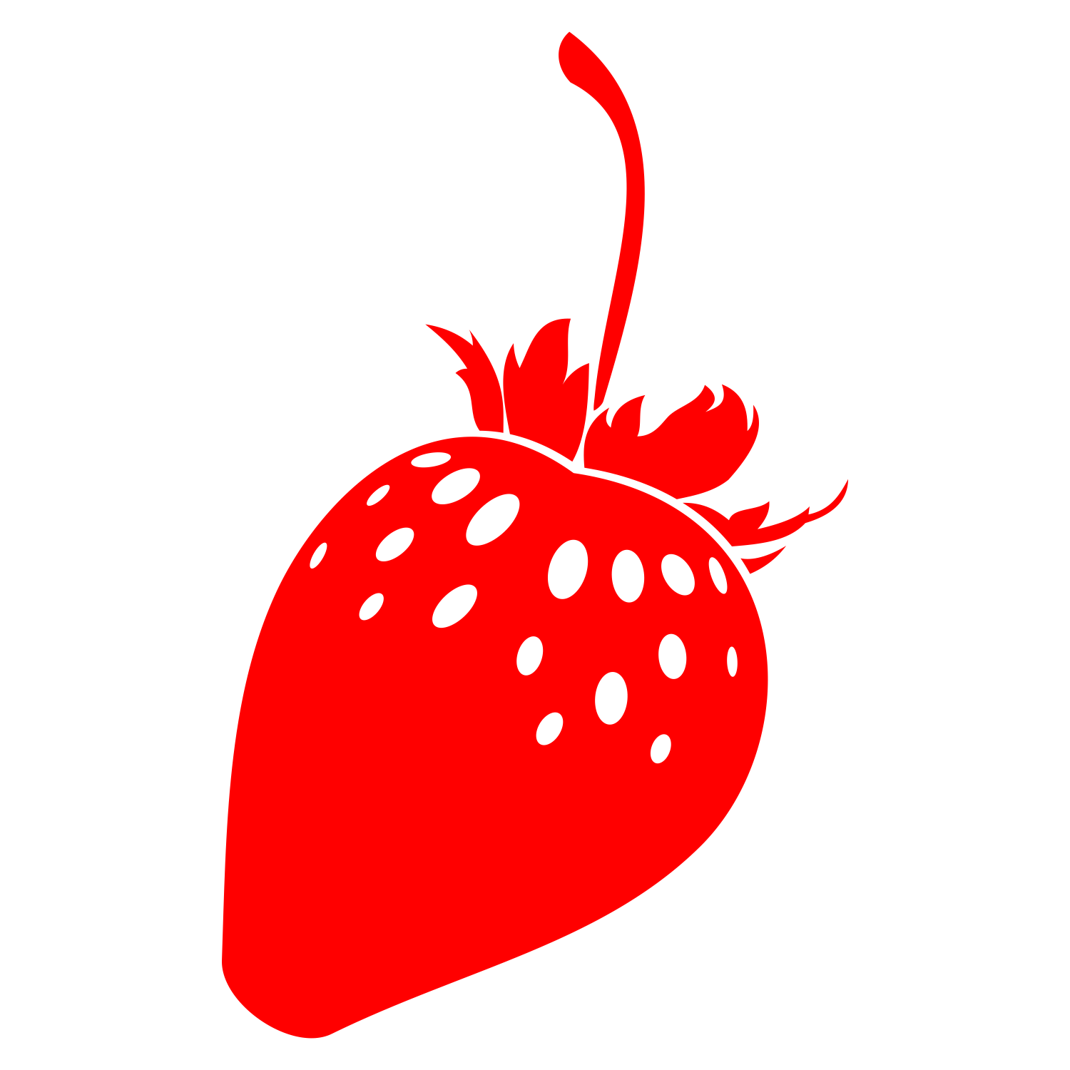 1500x1500 Vector For Free Use Red Strawberry Vector