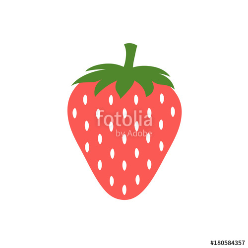 500x500 Strawberry Vector Icon Stock Image And Royalty Free Vector