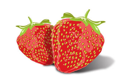 Strawberries Vector Graphics To Download 411x260 Strawberries Vector Graphics To Download