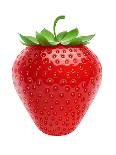 Strawberry Vector Illustration Illustrations Pseudo Fruit 373x500 Strawberry Vector Illustration Illustrations Pseudo Fruit