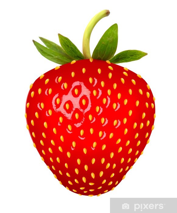 Strawberry Vector Sticker 581x700 Strawberry Vector Sticker